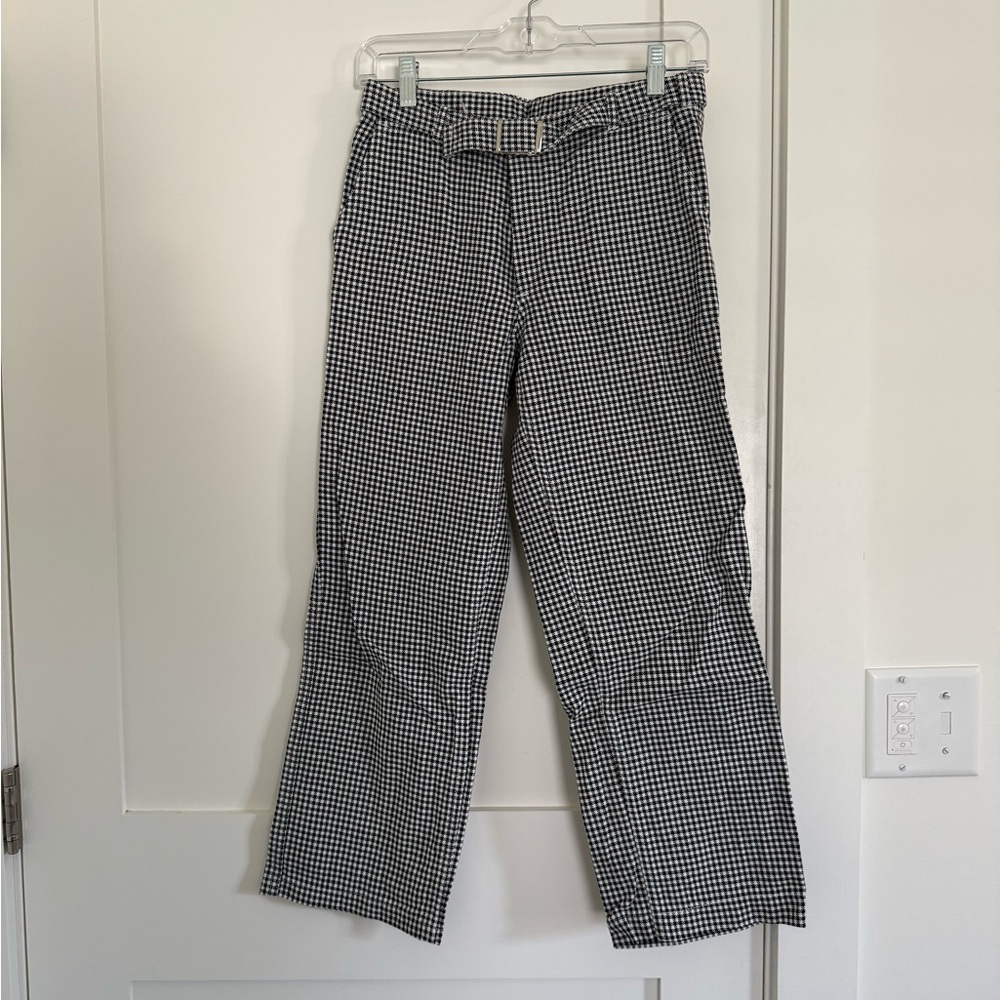 Vintage 70’s Black and White Checkered Pants